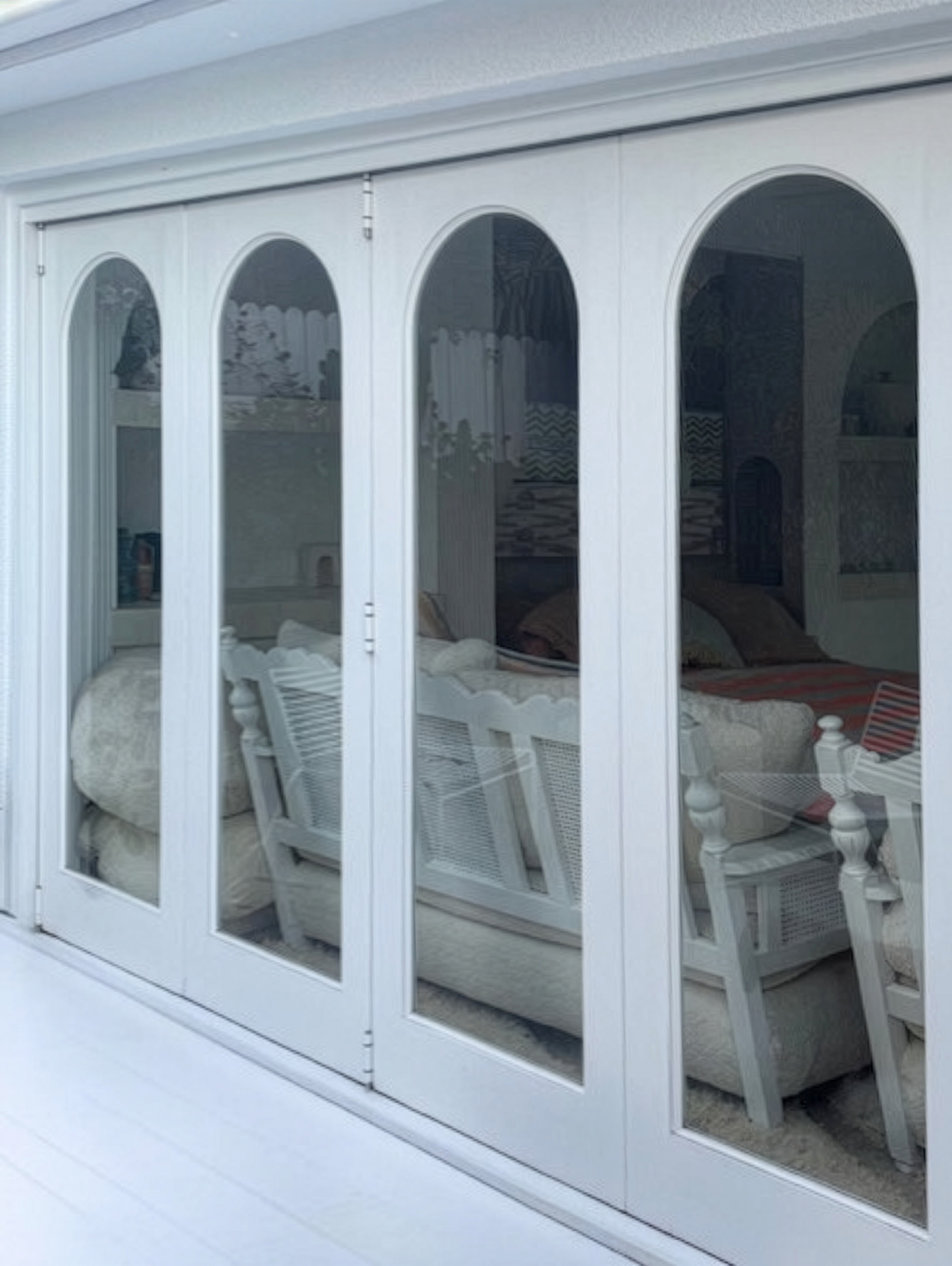 Timber Arch Bi-Fold Doors